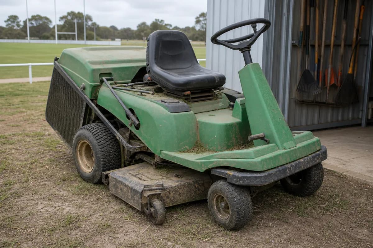 Ride-on mower demo record